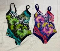 Badeanzug, Gr. 48: Bunt, Bademode, Schwimmen, Pailletten,Körbchen Bayern - Aichach Vorschau