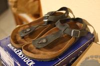 Birkenstock Kairo schwarz Leder in Gr. 39 Rheinland-Pfalz - Hackenheim Vorschau