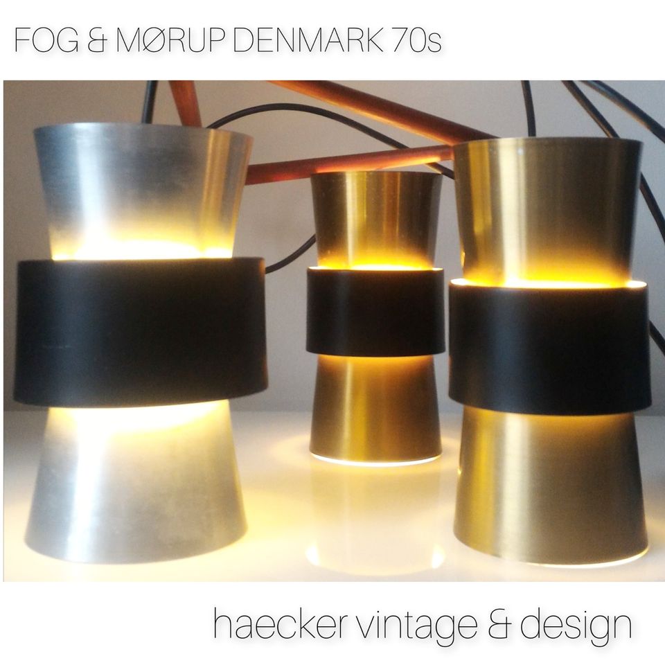 FOG&Morup Lampe 24 K gold zu dansih design poulsen  retro 70er in München