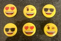 6 Aufbewahrungsboxen grün lila pink Klickbox 6 Magnete SMILEY Neu Nordrhein-Westfalen - Düren Vorschau