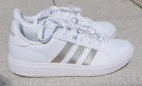 Weiße adidas sneakers, Silber Streifen Baden-Württemberg - Wangen im Allgäu Vorschau