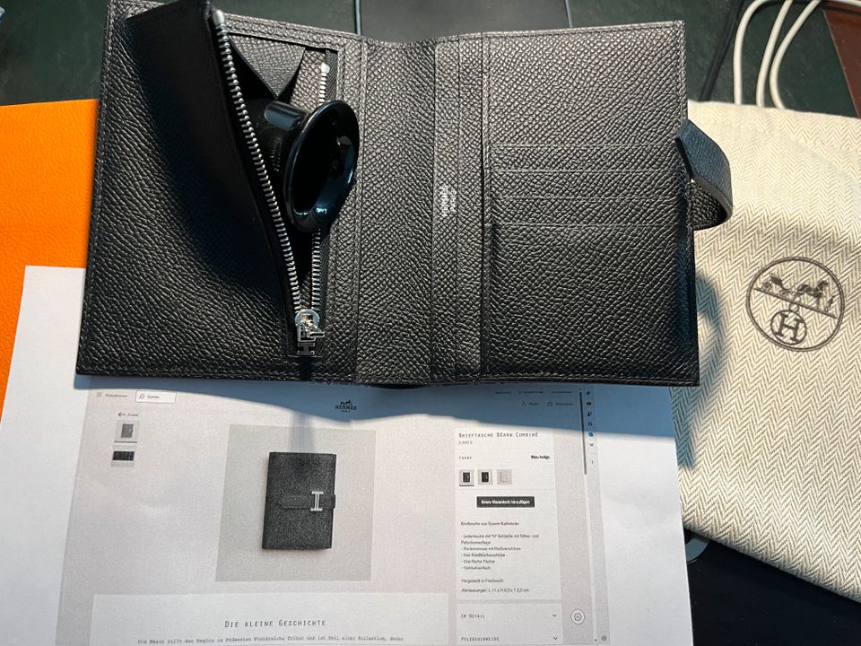 Original Geldbörse Brieftasche HERMES Bearn NEU Privat in Potsdam