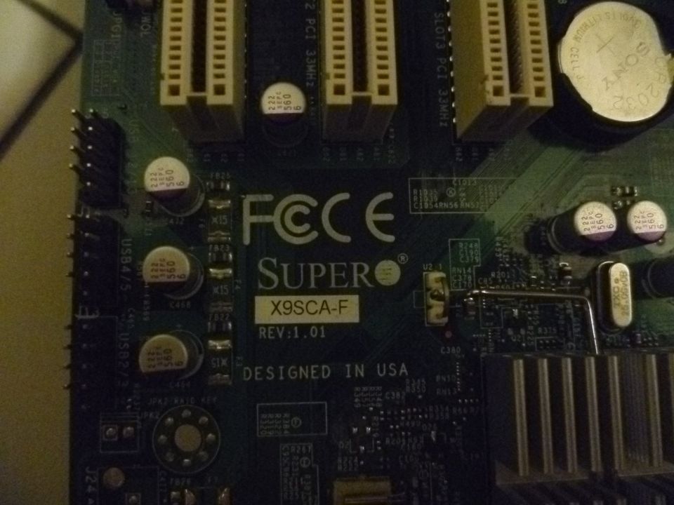 Supermicro X9SCA-F Motherboard Mutterplatine LGA 1155 in Darmstadt