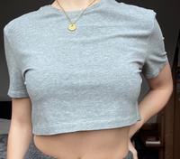 Graues Crop Top von Guess | L Super Slim Fit Nürnberg (Mittelfr) - Südoststadt Vorschau