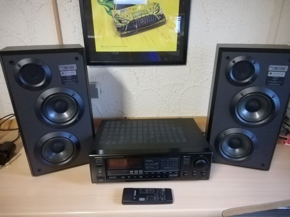 Onkyo-TX 7830 stereo receiver + Bose Lautsprecher. Top Zustand!!! in Solms