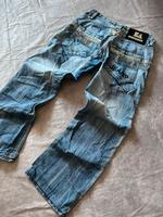Armani Jeans Baggy mit Print Seltene Hose | Vintage | 2000s Style Nordrhein-Westfalen - Baesweiler Vorschau