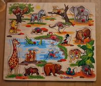 Eichhorn groß Steckpuzzle Holz Zoo Baby Kleinkind Tiere 40x35cm Baden-Württemberg - Fellbach Vorschau