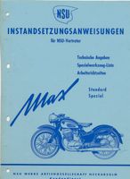 NSU MAX, Werkstatthandbuch, 1956, gebraucht, guter Zustand Bayern - Schernfeld Vorschau