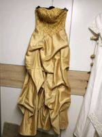 Festkleid Ballkleid Gala Kleid Brautjungfer Kostüm Gold Unikat Hessen - Neu-Isenburg Vorschau