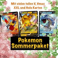 Pokemon Karten Sommerpaket , XXL Karte! V, Vmax Pikachu Brandenburg - Potsdam Vorschau