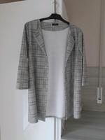 NEU / BOOHOO Oberteil/Weste/Blazer grau/weiss in Gr. S/M Saarland - Wadgassen Vorschau