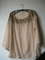 nude apricot Bluse Top Shirt VILA gold Pailletten Gr. L neuwertig Baden-Württemberg - Karlsruhe Vorschau