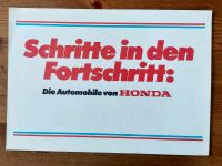 Prospekt Honda ca. 1978  Civic + Accord Niedersachsen - Hildesheim Vorschau