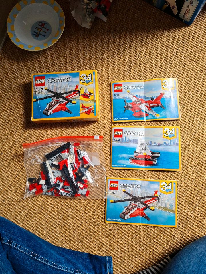 Lego Creator 31057 3in1 Hubschrauber Flugzeug Schiff Boot 3 in 1 in Stade