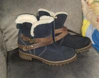 Tamaris Bikerboots Wildleder blau, Gr.42 Bayern - Gmund Vorschau