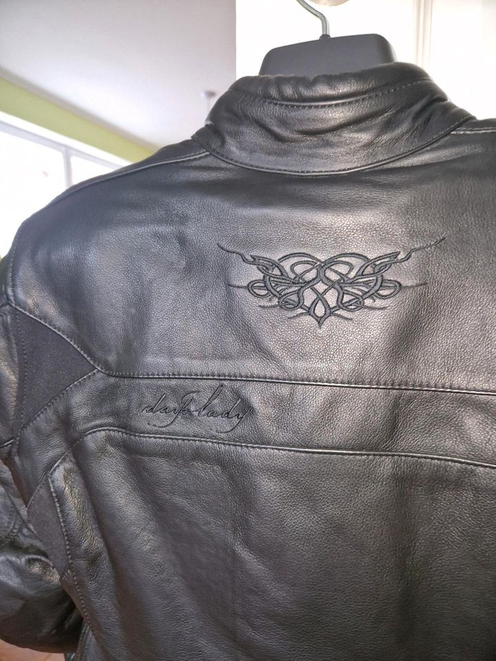IXS Motorradjacke Leder schwarz Gr.40 neuwertig in Krefeld