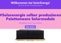 AKTIONSPREIS Solarmodul 430 Watt TOPCon Bifaziale  FULL BLACK Glas/Glas, Balkonkraftwerk PV-Modul KOSTENLOS Photovoltaik Solar Schleswig-Holstein - Rendsburg Vorschau