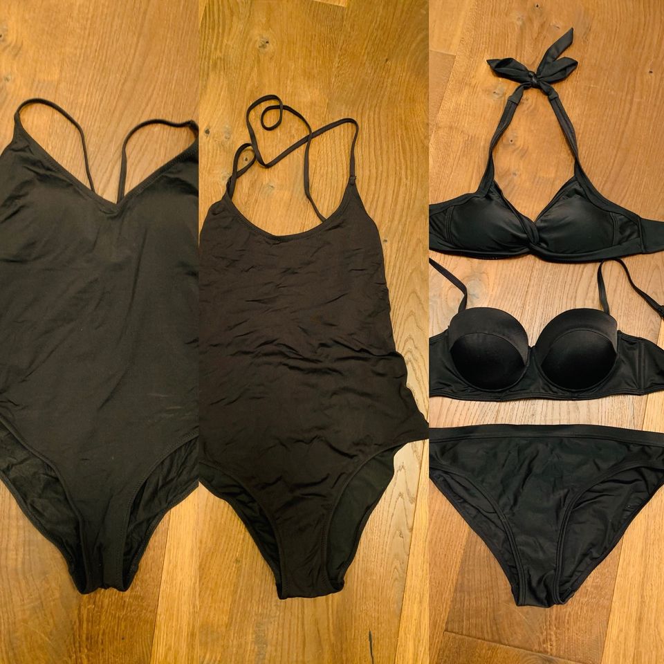 Badeanzüge und Bikini schwarz Größe 38 H&M ❤️ je 8€ in Weißenburg in Bayern