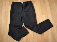 Schwarze Stoffhose mit Muster von H&M Baden-Württemberg - Heidelberg Vorschau