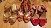 Konvolut 3x Keilabsatz Pumps, High Heels , Sandalen Gr.40 Nordrhein-Westfalen - Alfter Vorschau