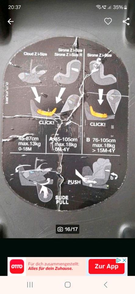 Cybex Sirona Z i-Size in Verl