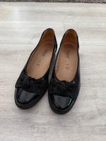 Ballerina Halbschuhe schwarz Lackleder von Gabor Größe 5 1/2 Nordrhein-Westfalen - Velbert Vorschau