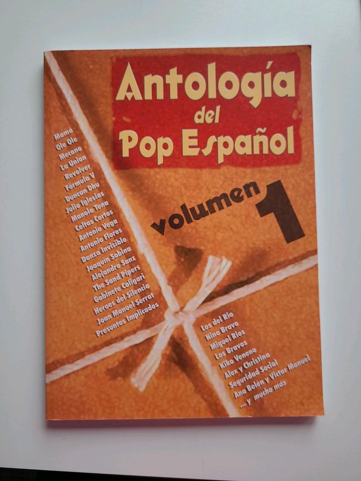 Gesang, Antología del Pop Español, Span. Popsongs Volumen 1 in Hünxe