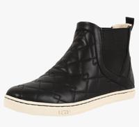 UGG Australia Holly’s deco quilt black leather low boots Gr. 37 Stuttgart - Mühlhausen Vorschau