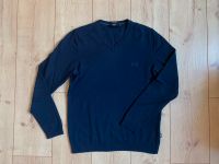 HUGO BOSS Merino Pullover Herren V-Ausschnitt Navy Dunkelblau Thüringen - Gera Vorschau