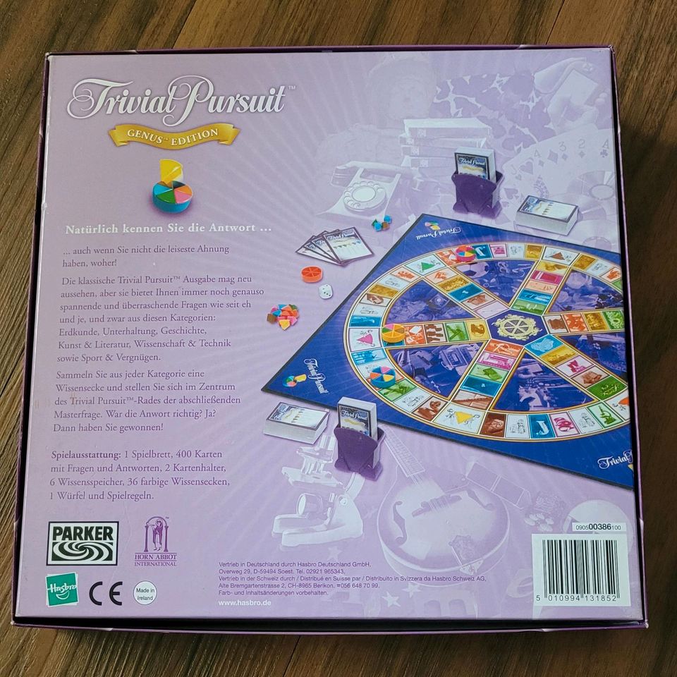 Gesellschaftsspiel Trivial Pursuit Genus Edition - wNEU in Schwebheim