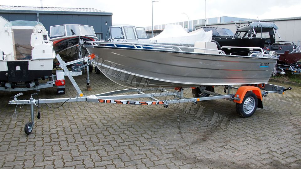 Angelboot Aluboot Motorboot Aluminiumboot QWEST R400 in Kaltenkirchen