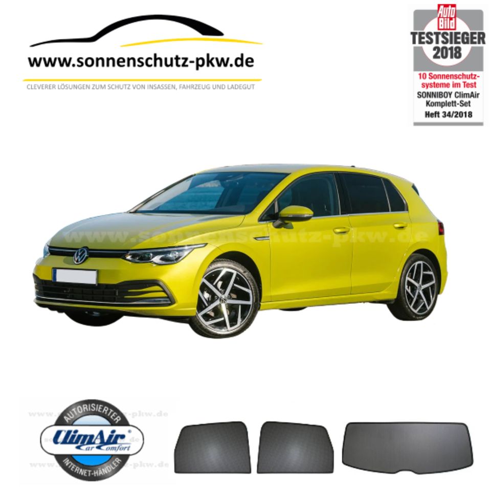 Sonnenschutz Sonniboy VW Golf 8 (CD) 5-Türer ab 12/2019- in Rheinland-Pfalz  - Westhofen