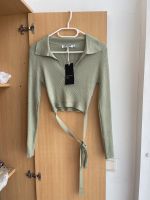 Strick Pulli Pullover gerippt Kragen Crop Top grün S/M 36/38 Baden-Württemberg - Buchen (Odenwald) Vorschau