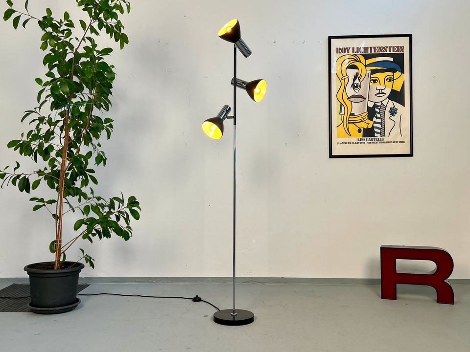 Vintage Hustadt Steh-Lampe | 60er 70er Design Leuchte in Duisburg