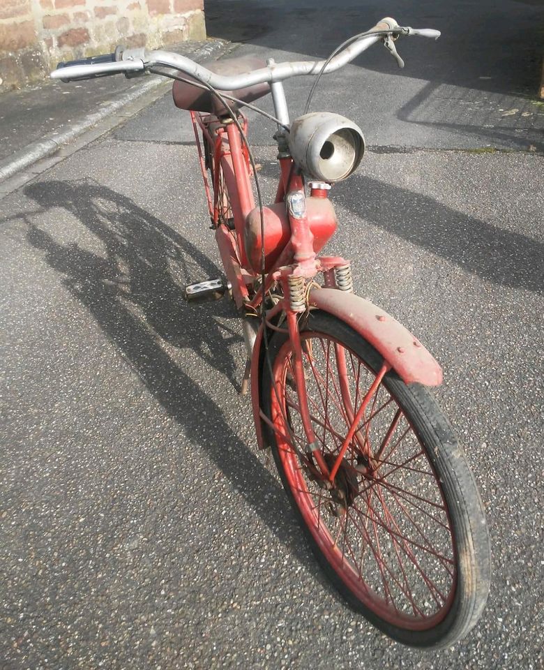 Oldtimer Moped Falke Bielefeld + Ilo Motor in Walldürn