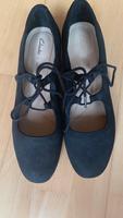Hochwertige Ballerina Pumps Clarks Cusion schwarz 39,5 Leder Nordrhein-Westfalen - Borchen Vorschau