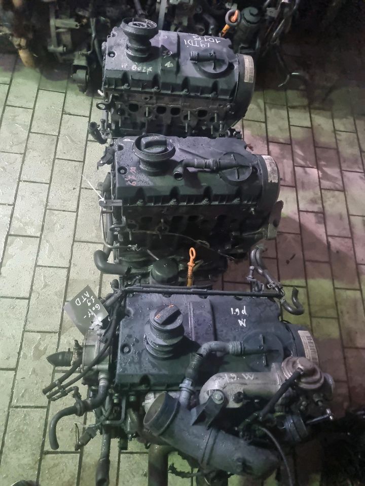 VW Skoda Seat Motor 1.9 ATD/BKC/AXR  Schlachtfest Ersatzteile Ausschlachten in Westerwalsede