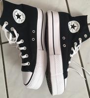 Neue schwarz converse Plateau sneakers in 39,5 Kiel - Mitte Vorschau
