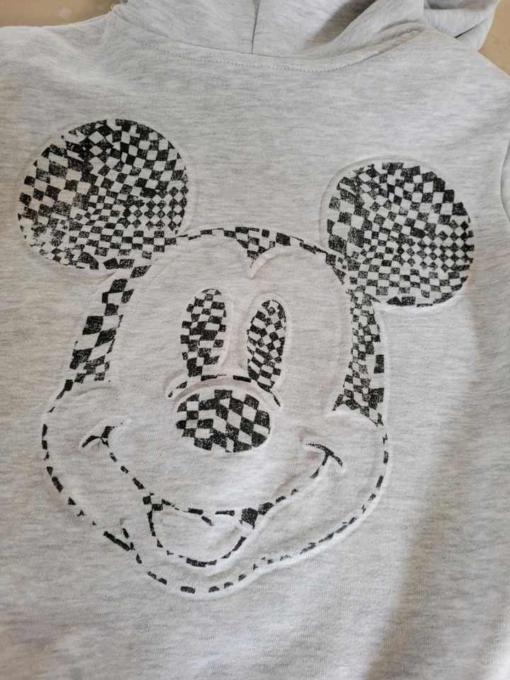 IKKS Sweatshirt Mickey Mouse grau Gr. 104 Hoody Kapuze *wie neu* in Wetschen