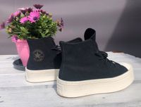 Converse Plateau Schwarz Velours Gr39 Schleswig-Holstein - Handewitt Vorschau