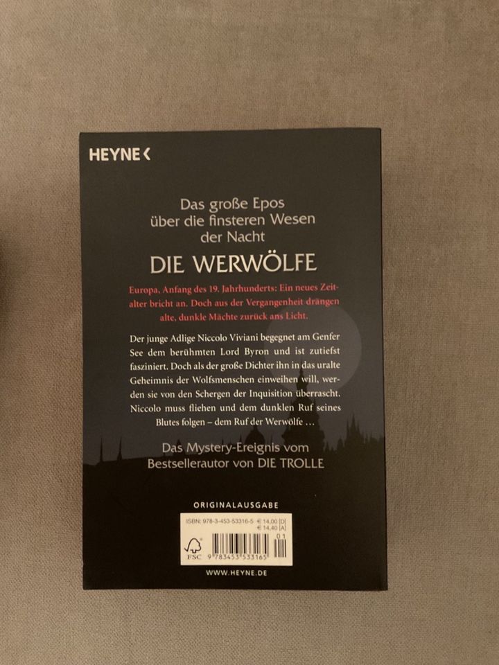 Buch - Die Werwölfe - sehr gut erhalten unbenutzt in Hamburg