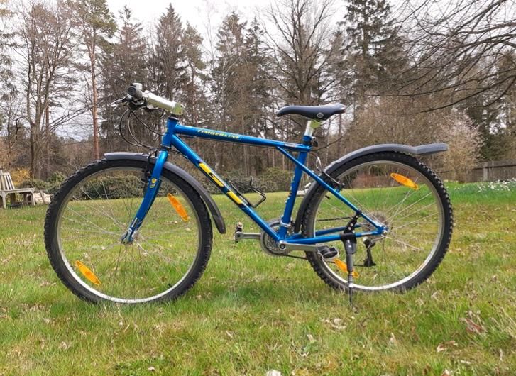 MTB Jugendfahrrad 26" blau metallic, Gr. 45 - sehr gut erhalten in Königstein / Sächsische Schweiz