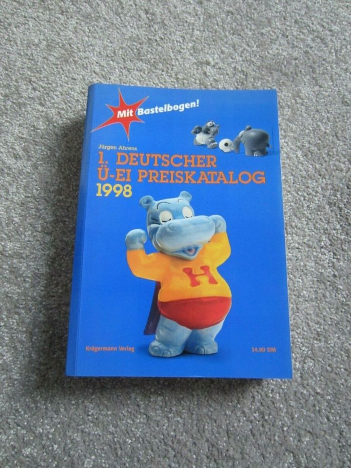 1. deutscher Ü-Ei Preiskatalog von 1998 in Marburg