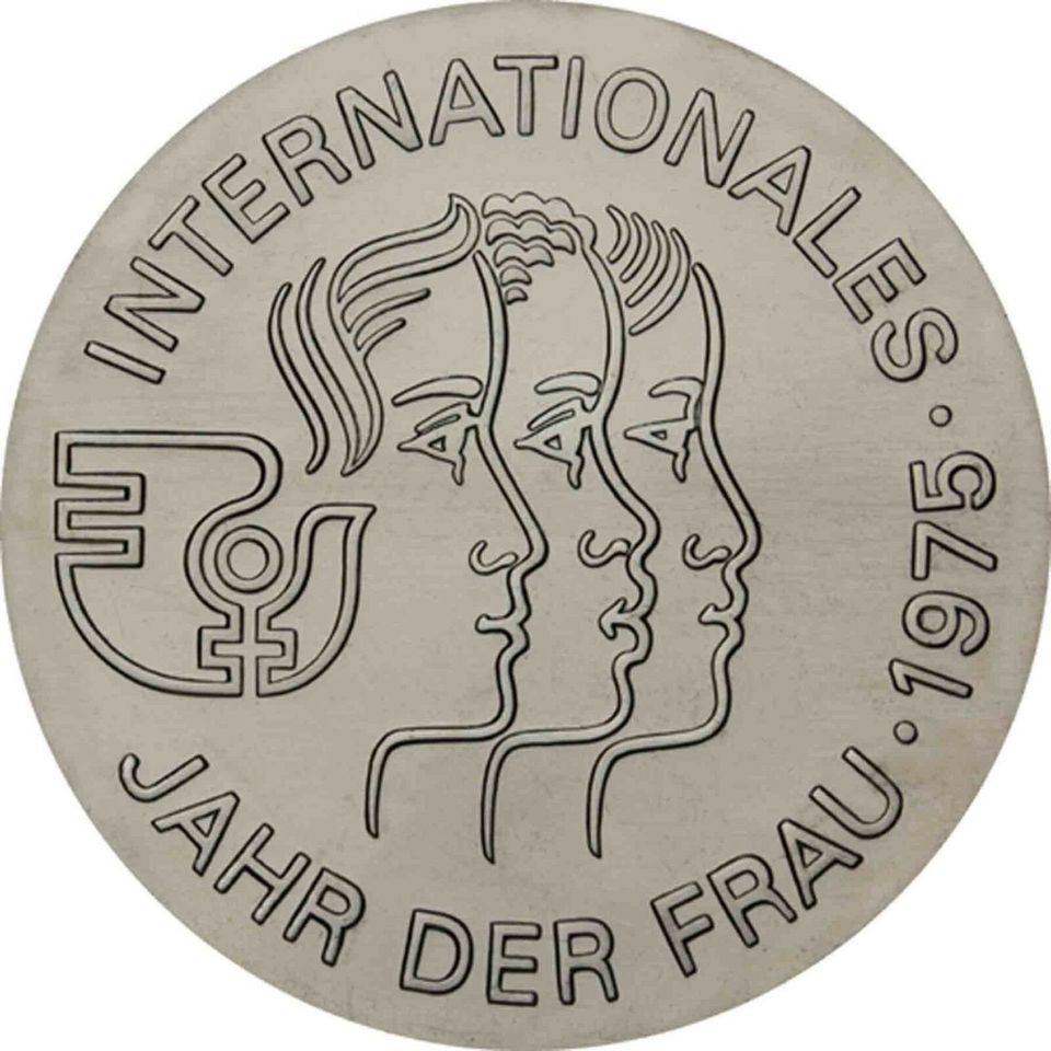 Münze - 5 Mark - DDR / Internationaler Frauentag 1975 in Berlin