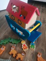 Arche Noa Noah aus Holz Sortierspiel Montessori vollständig Nordrhein-Westfalen - Mettmann Vorschau