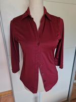 Vintage Bluse rot glänzend 3/4 Ärmel XS/S Bayern - Erlenbach am Main  Vorschau