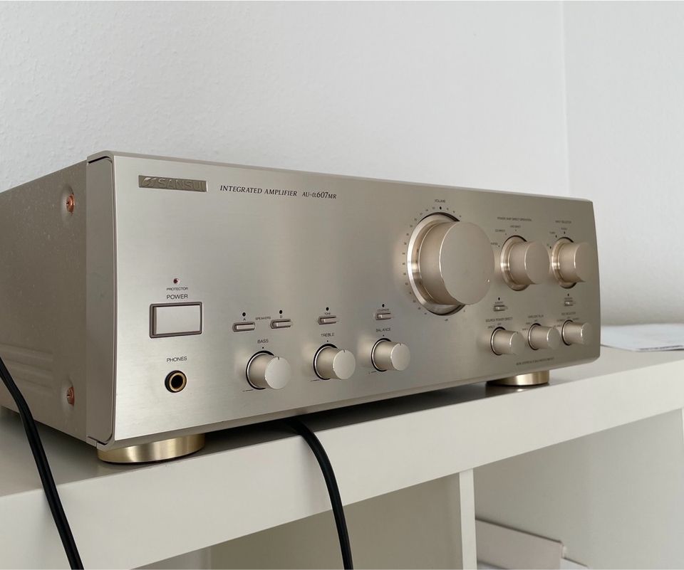 SANSUI AU Alpha 607 MR -perfekt Zustand! (Inkl. Trafo) in Friedrichsdorf