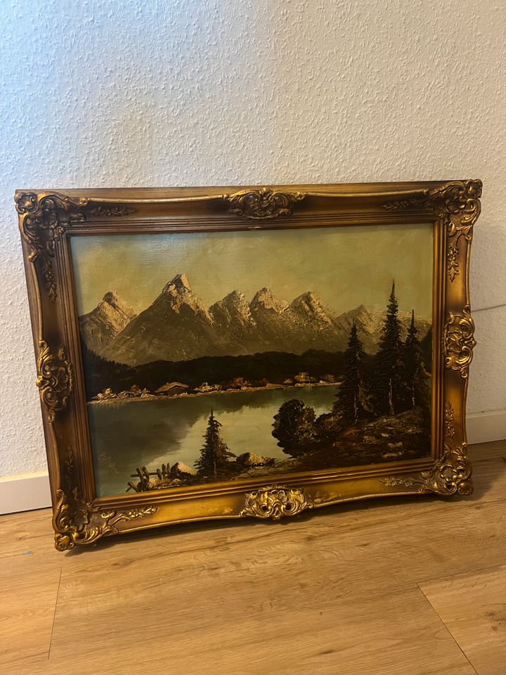 Bild Gemälde Öl Berge in Dormagen