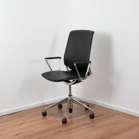 Vitra "Meda Chair" Bürodrehstuhl Leder schwarz Hessen - Griesheim Vorschau