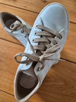 Leder Rieker Schuh in Gr: 37, Weiß Brandenburg - Teltow Vorschau